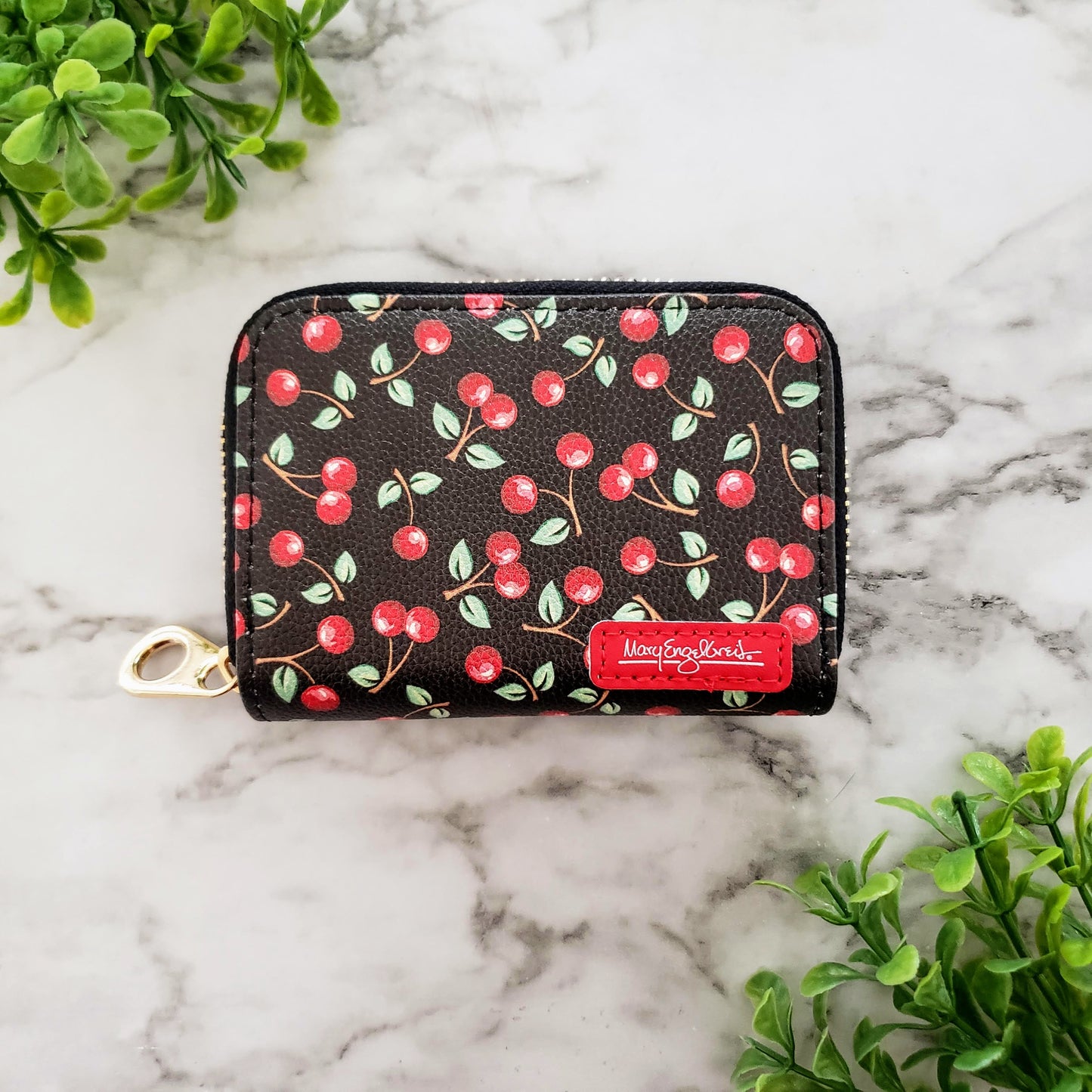 Mary Engelbreit Cherries Zipper Wallet