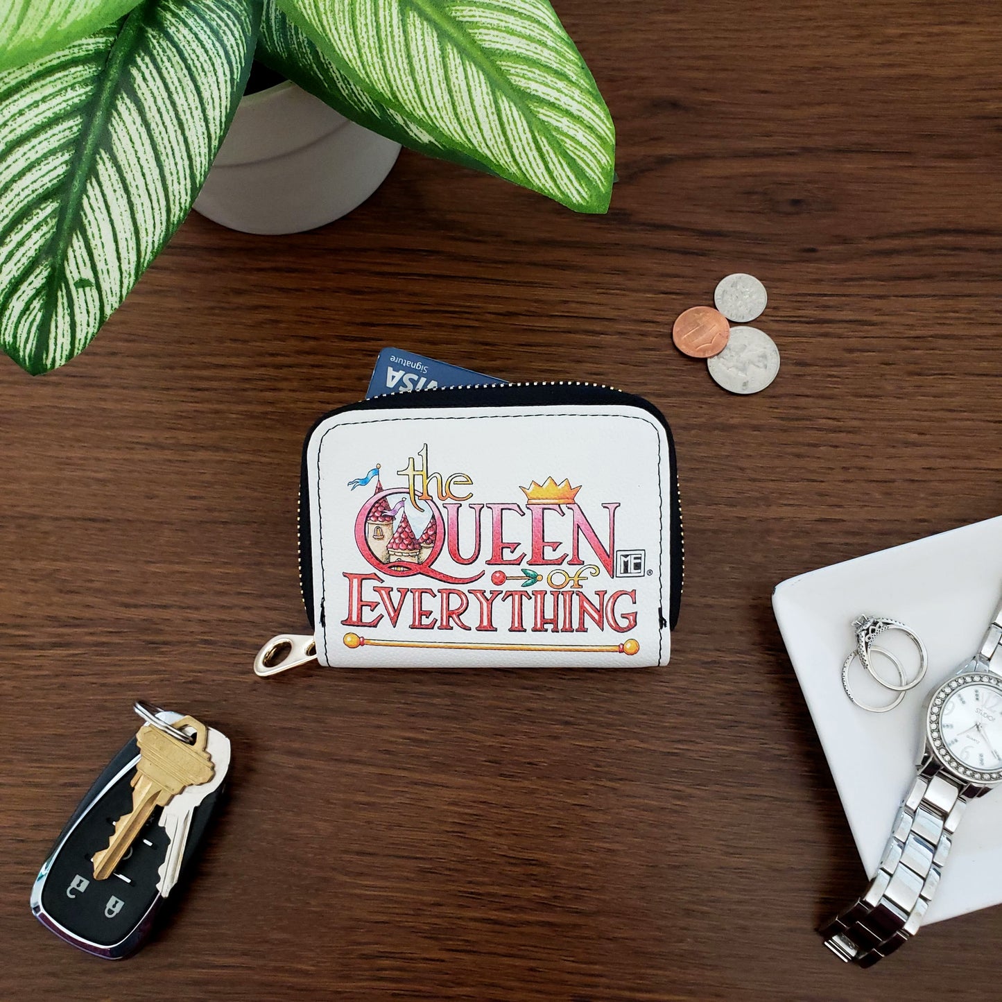 Mary Engelbreit Queen Zipper Wallet
