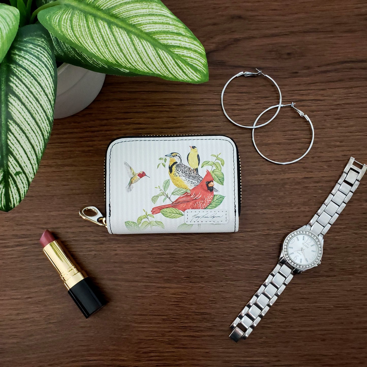 Mary Lake Thompson Birds Zipper Wallet
