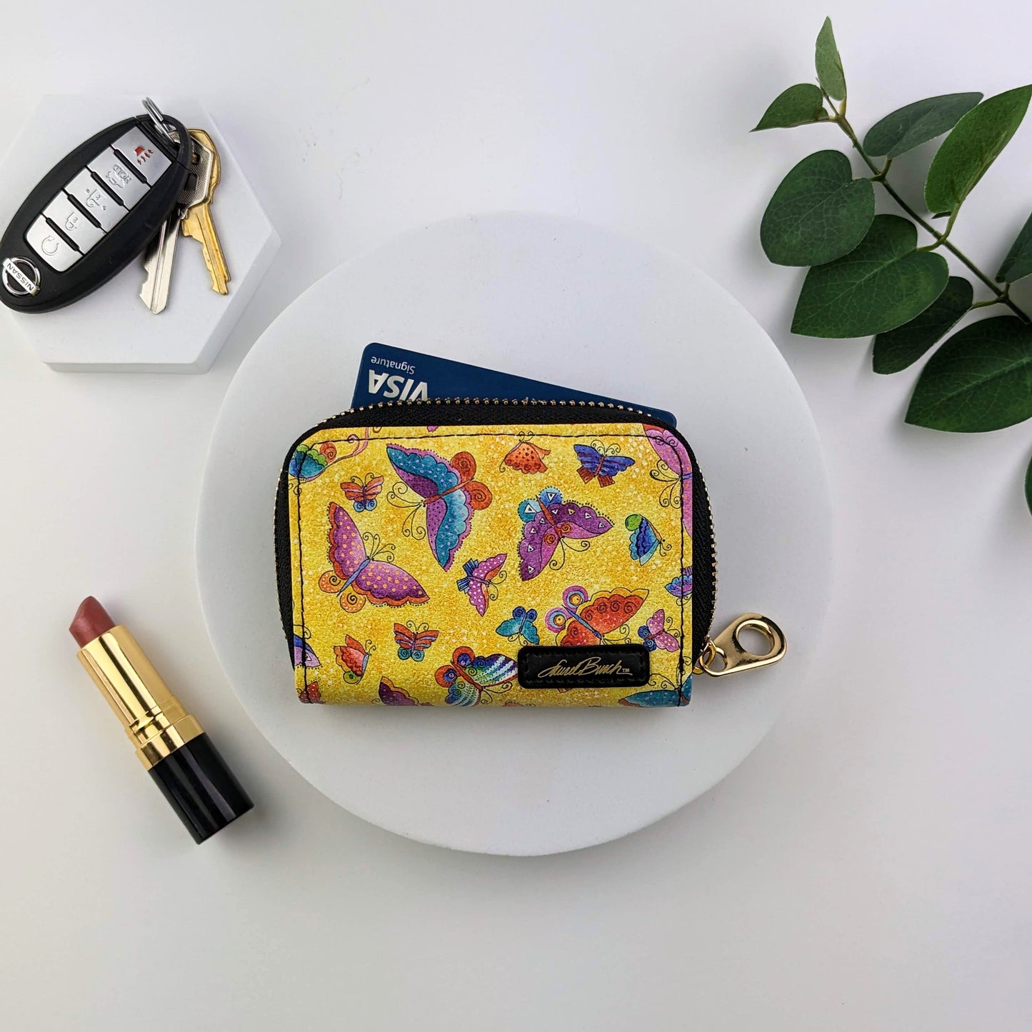 Laurel Burch Flutterbyes Zipper Wallet