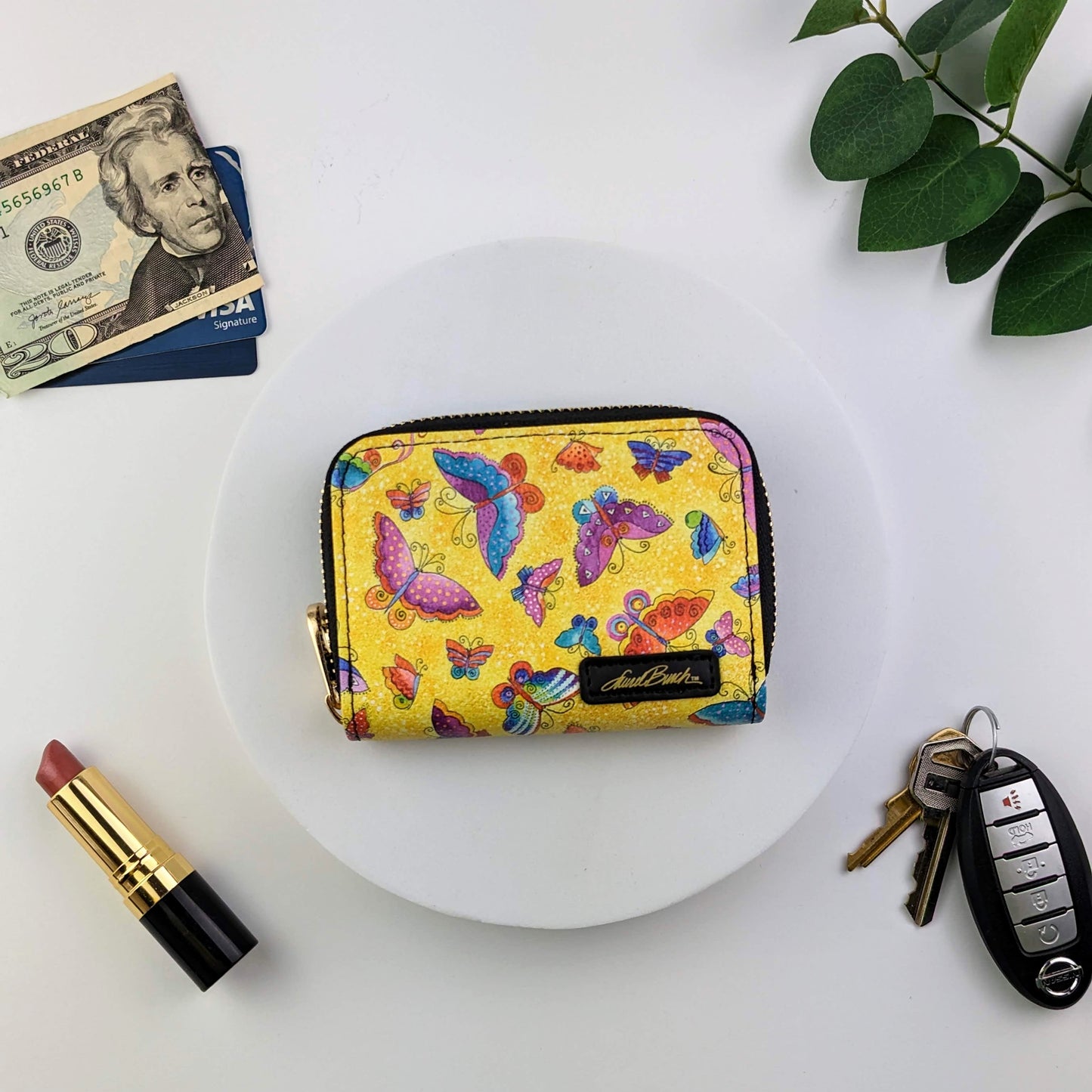 Laurel Burch Flutterbyes Zipper Wallet