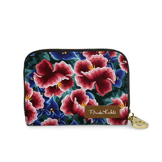 🎁 Frida Kahlo Hibiscus Zipper Wallet (100% off)