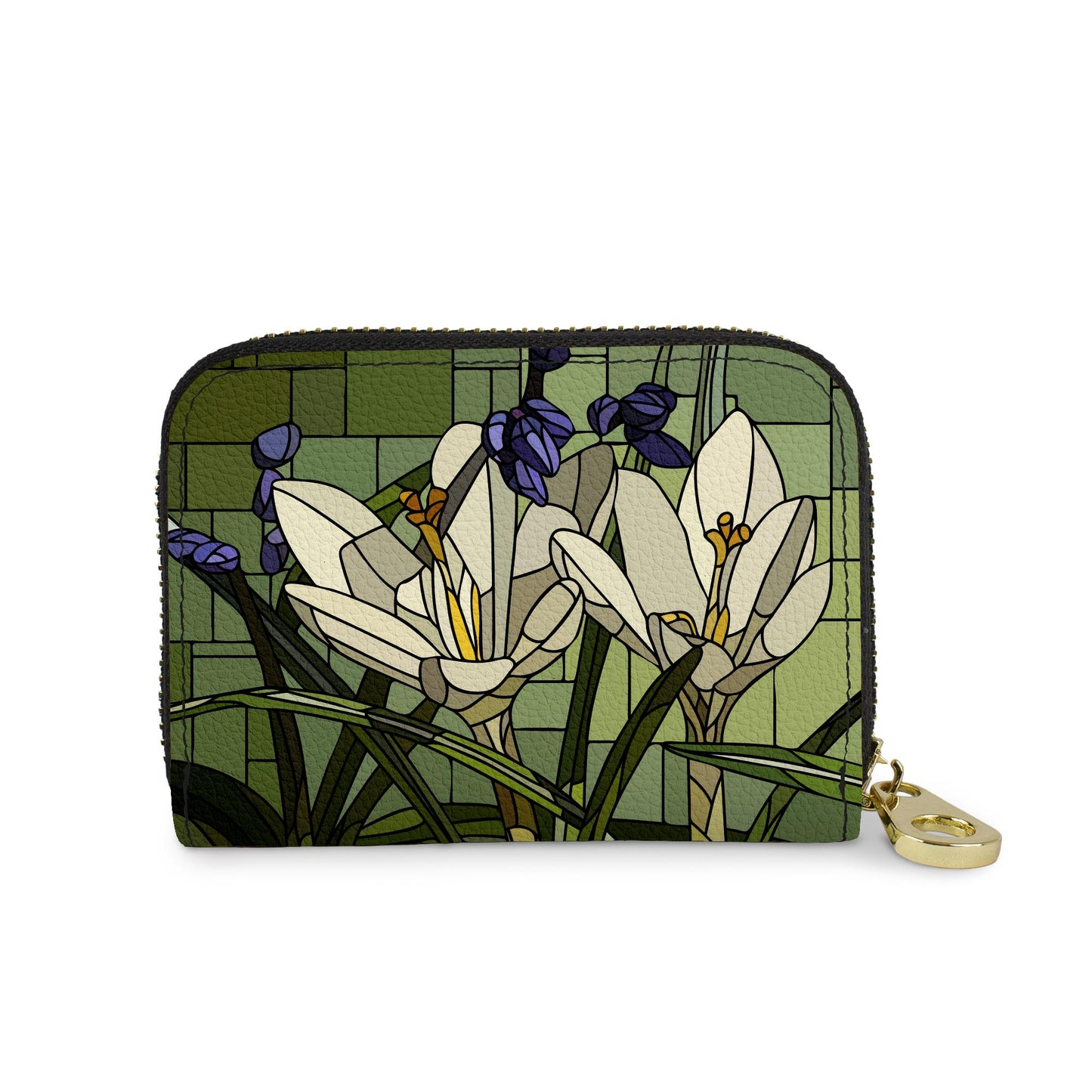 🎁 Art Glass Crocus Zipper Wallet (100% off)