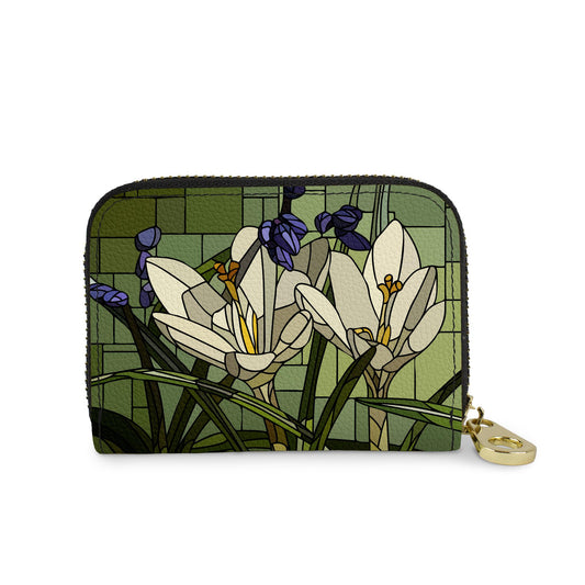 🎁 Art Glass Crocus Zipper Wallet (100% off)