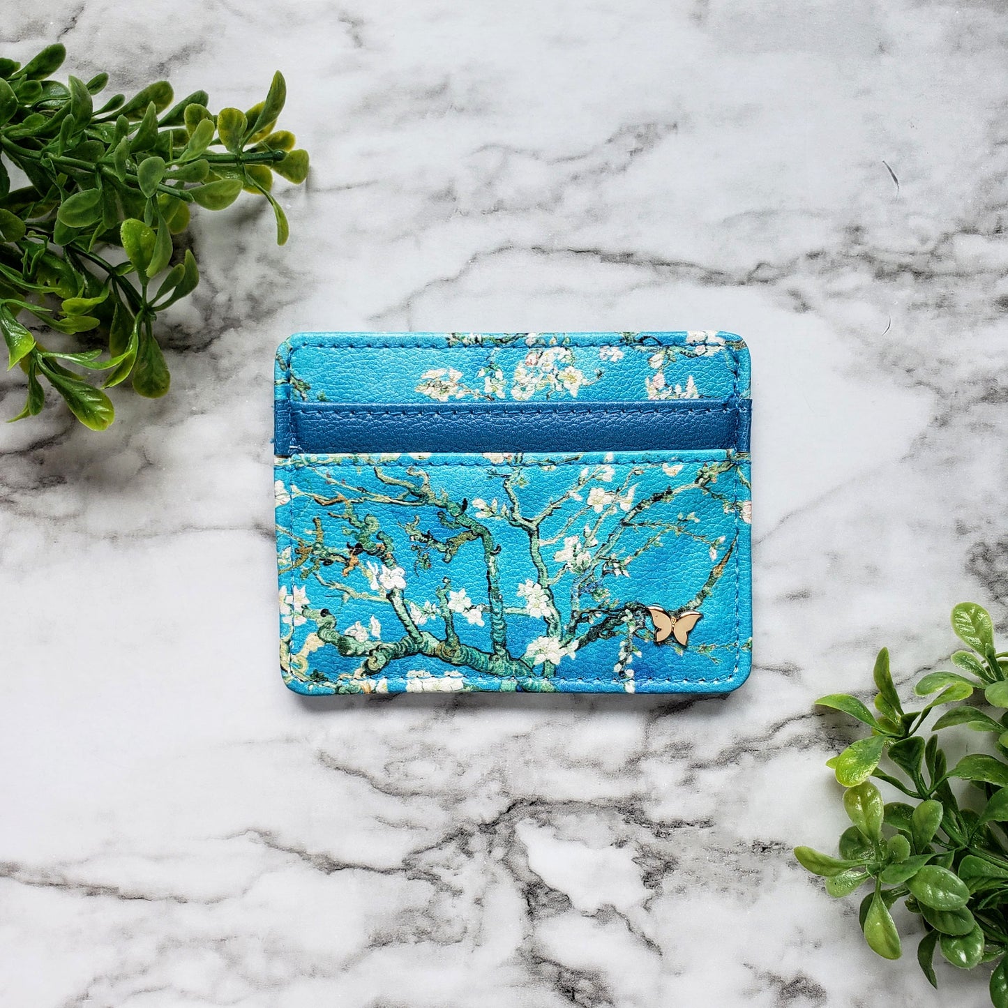 Van Gogh Almond Blossoms Slim Wallet