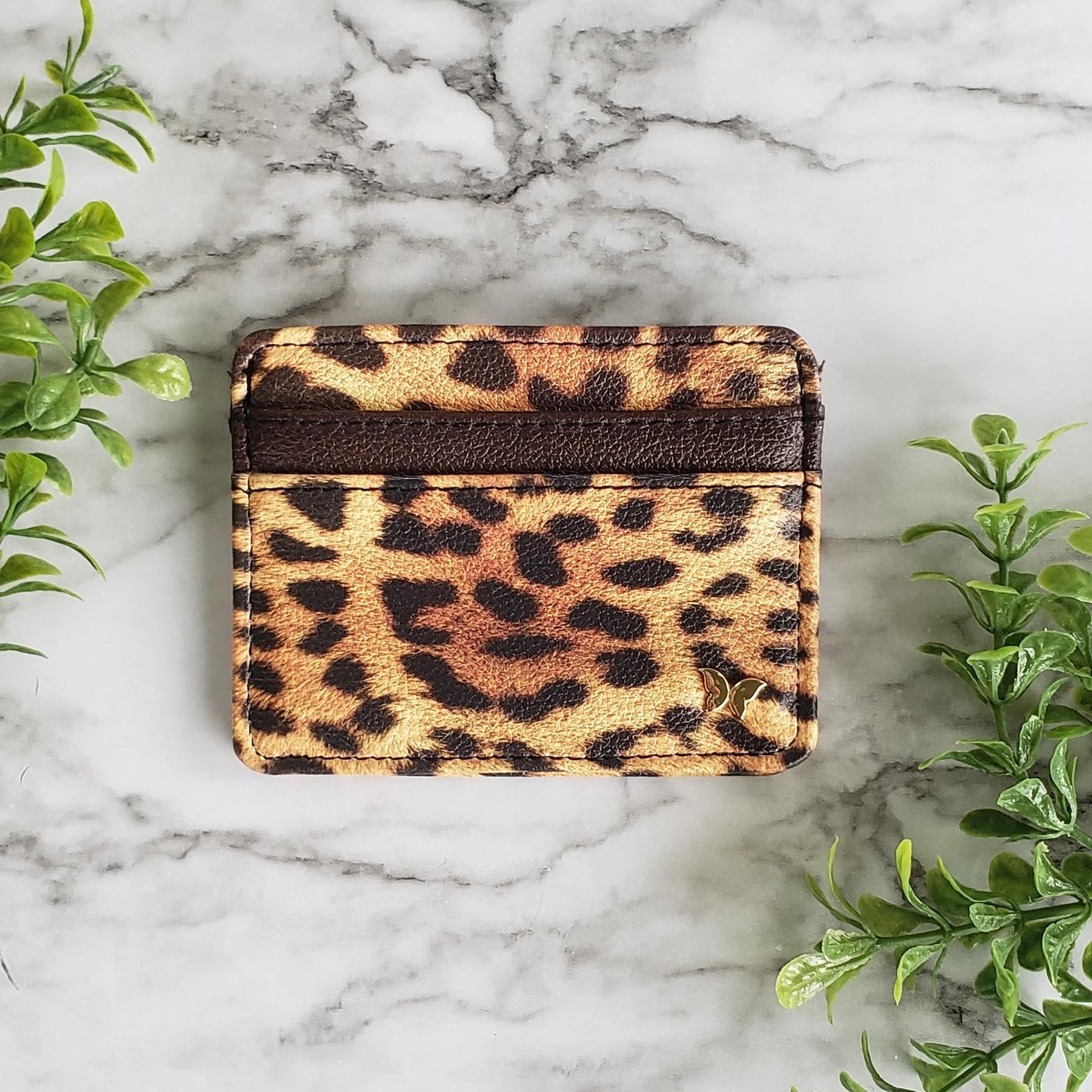 Leopard Pattern Slim Wallet