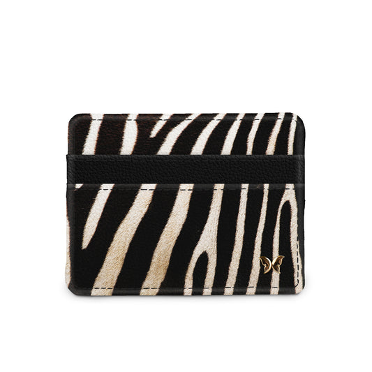 Zebra Pattern Slim Wallet