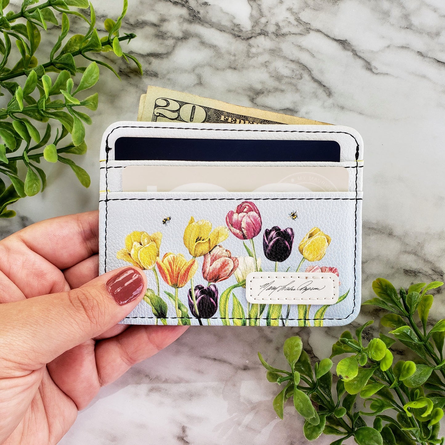Mary Lake Thompson Tulips Slim Wallet