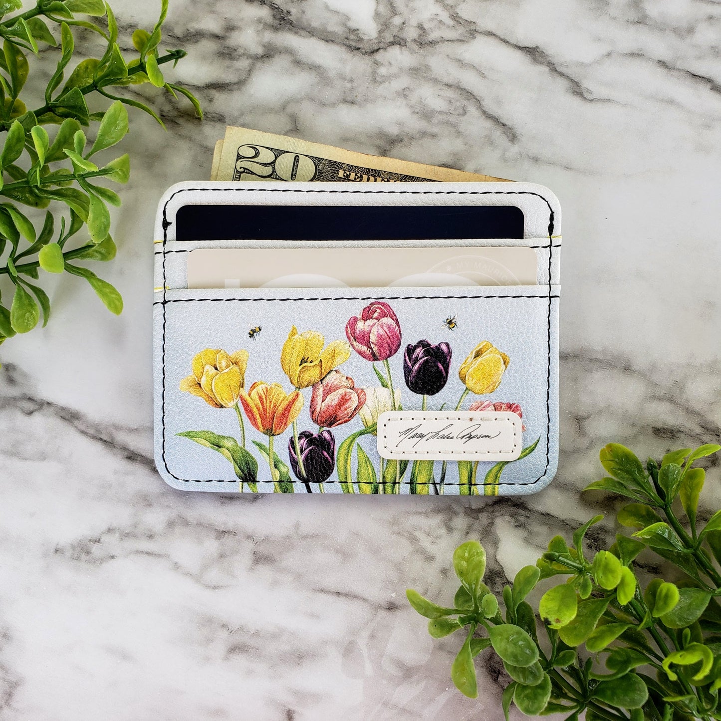 Mary Lake Thompson Tulips Slim Wallet