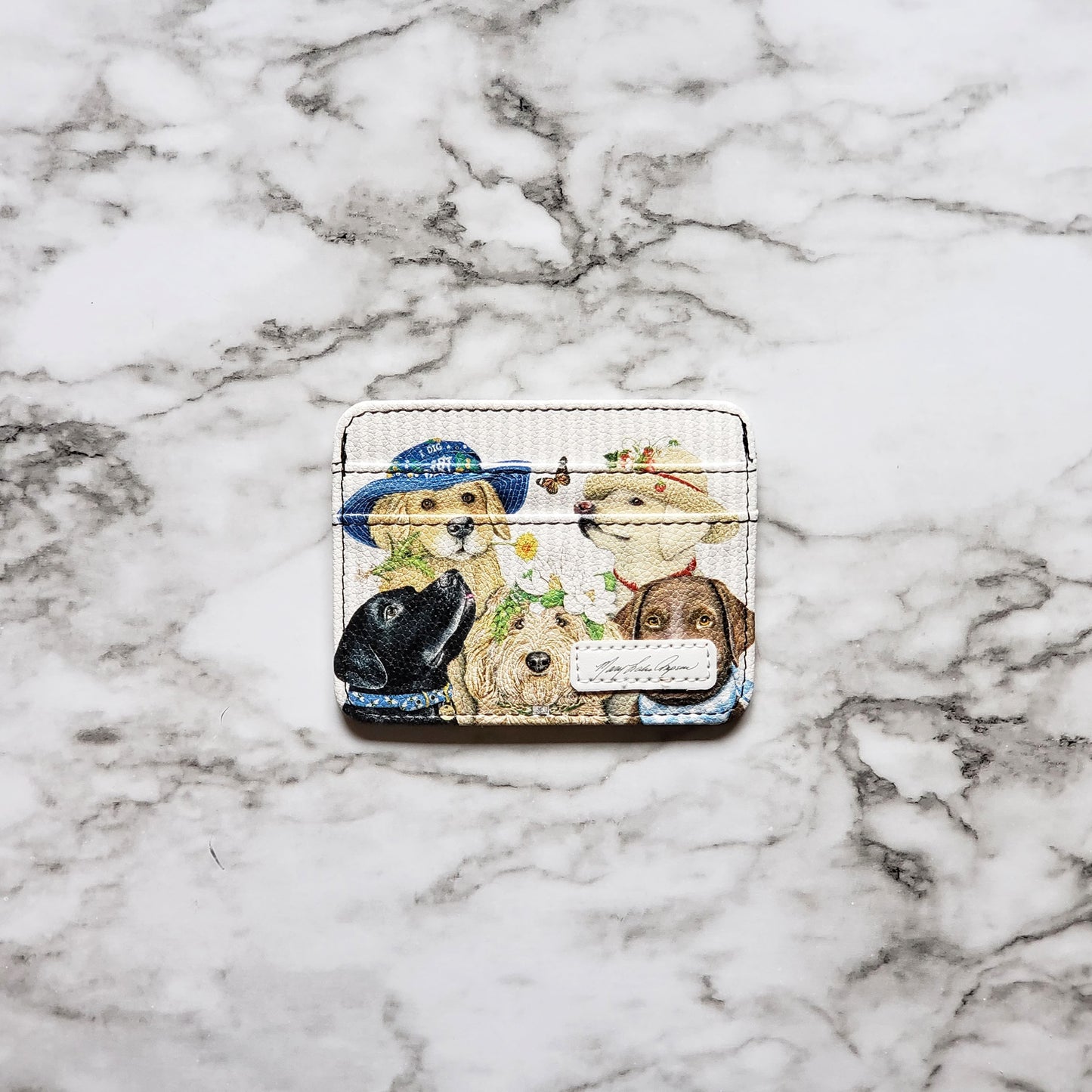 Mary Lake Thompson Dogs Slim Wallet