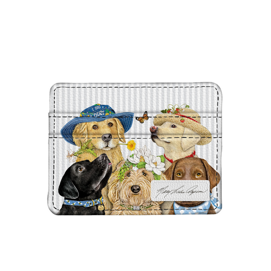 Mary Lake Thompson Dogs Slim Wallet