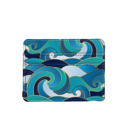 🎁 Enameled Wave Slim Wallet (100% off)