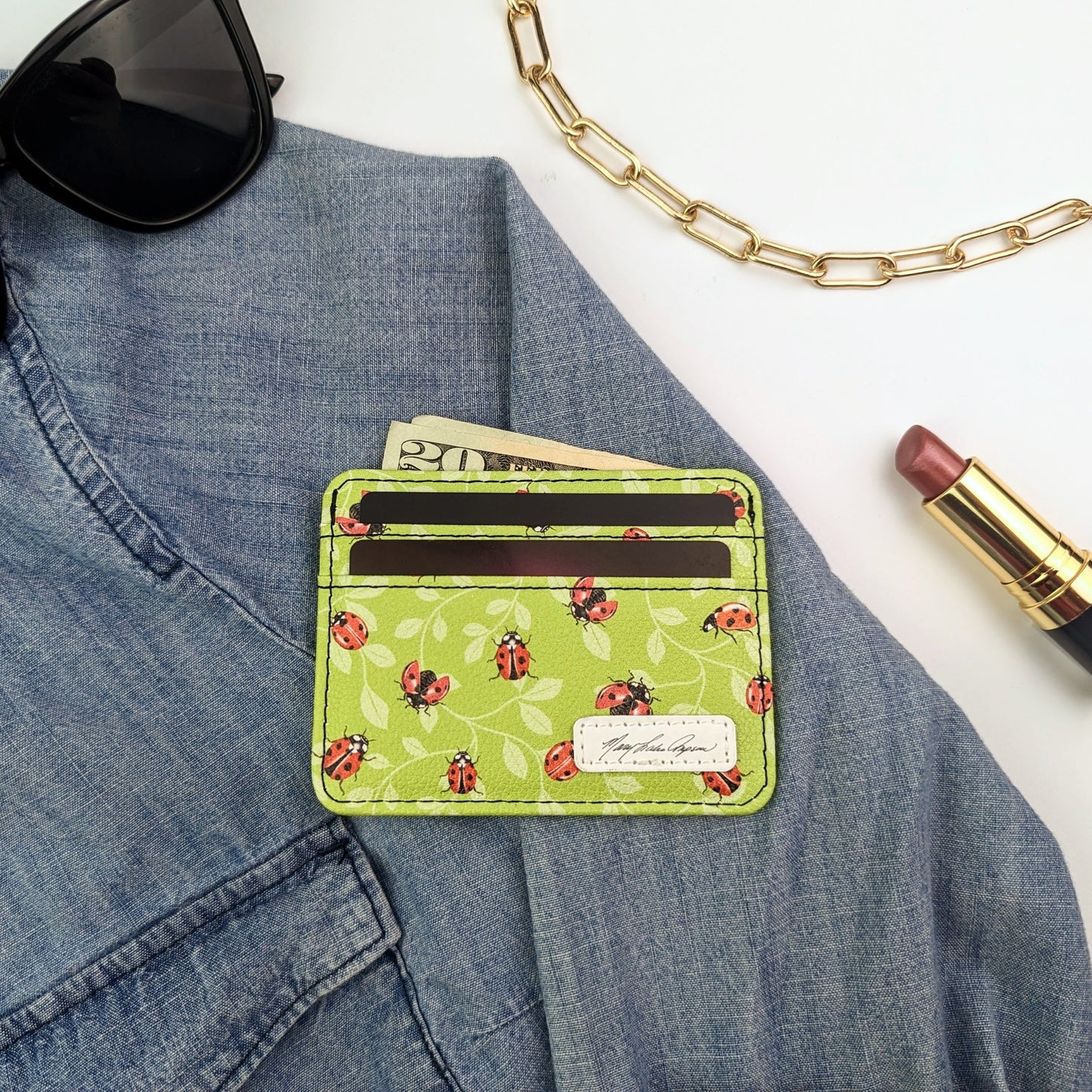 Mary Lake Thompson Ladybug Slim Wallet