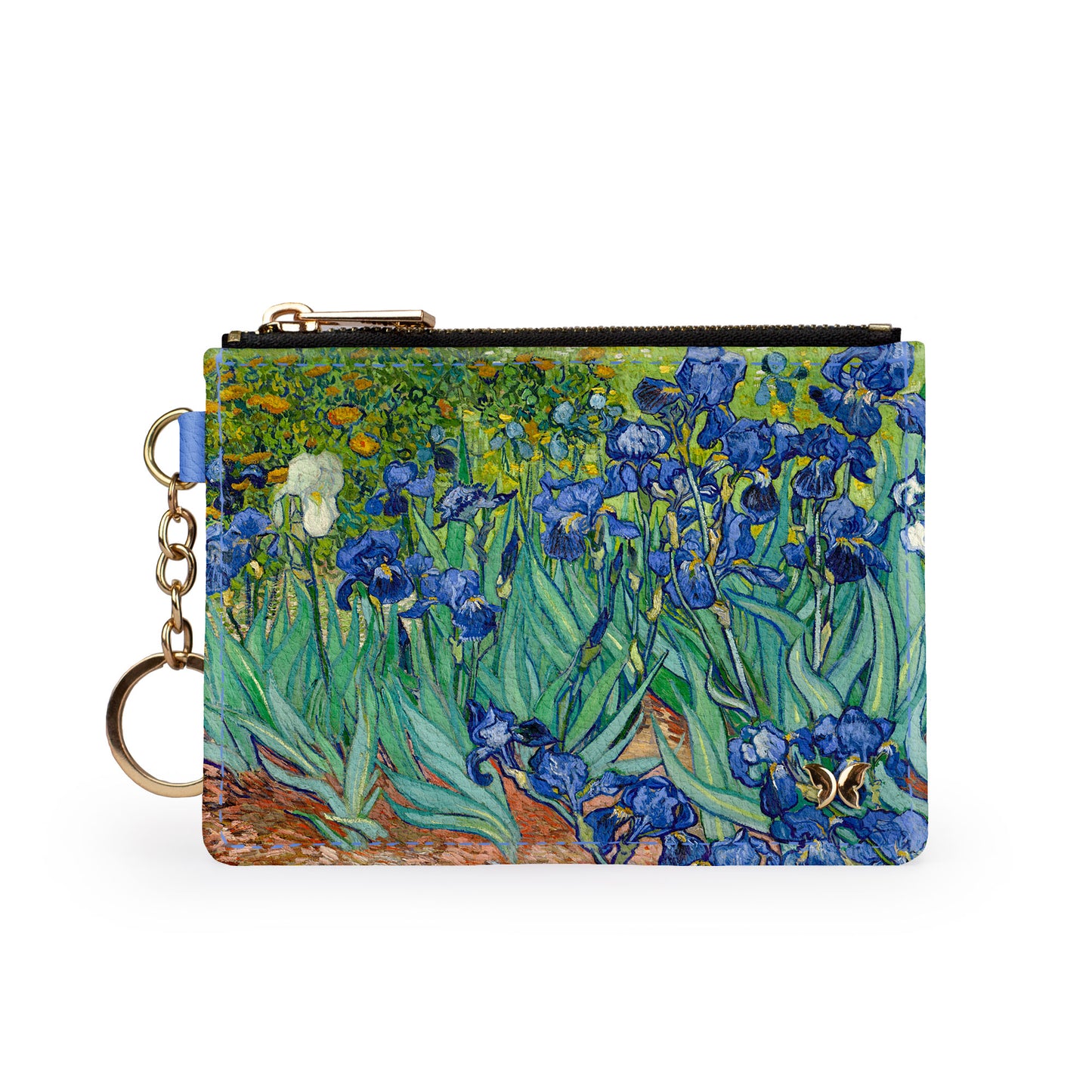 Van Gogh Irises Keychain Wallet