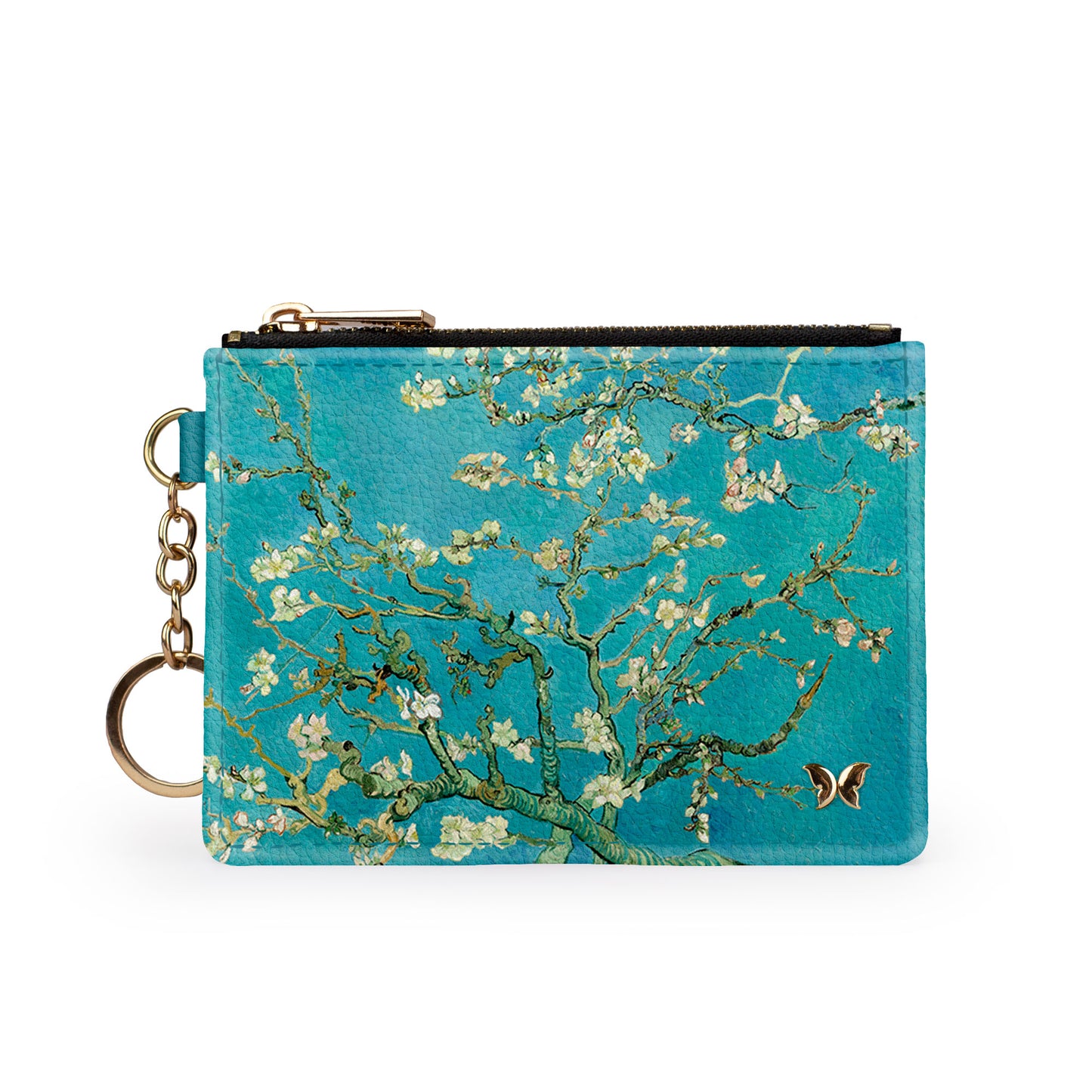 Van Gogh Almond Blossoms Keychain Wallet