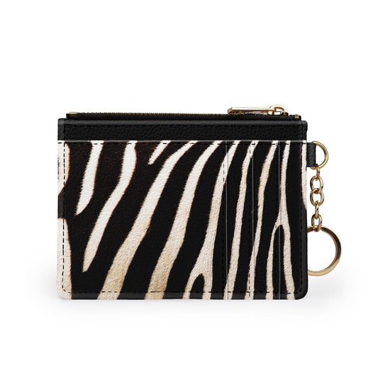 🎁 Zebra Pattern Keychain Wallet (100% off)