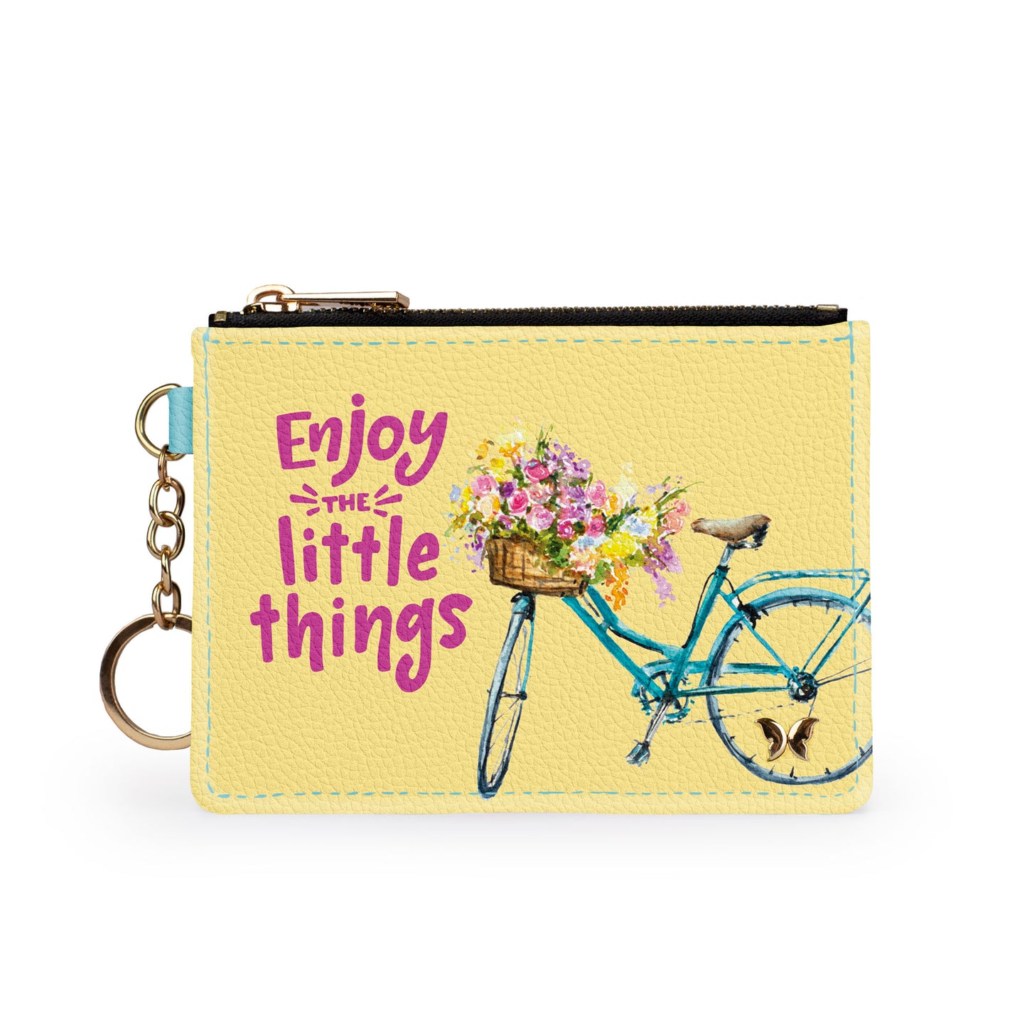 Enjoy The Little Things Keychain Wallet
