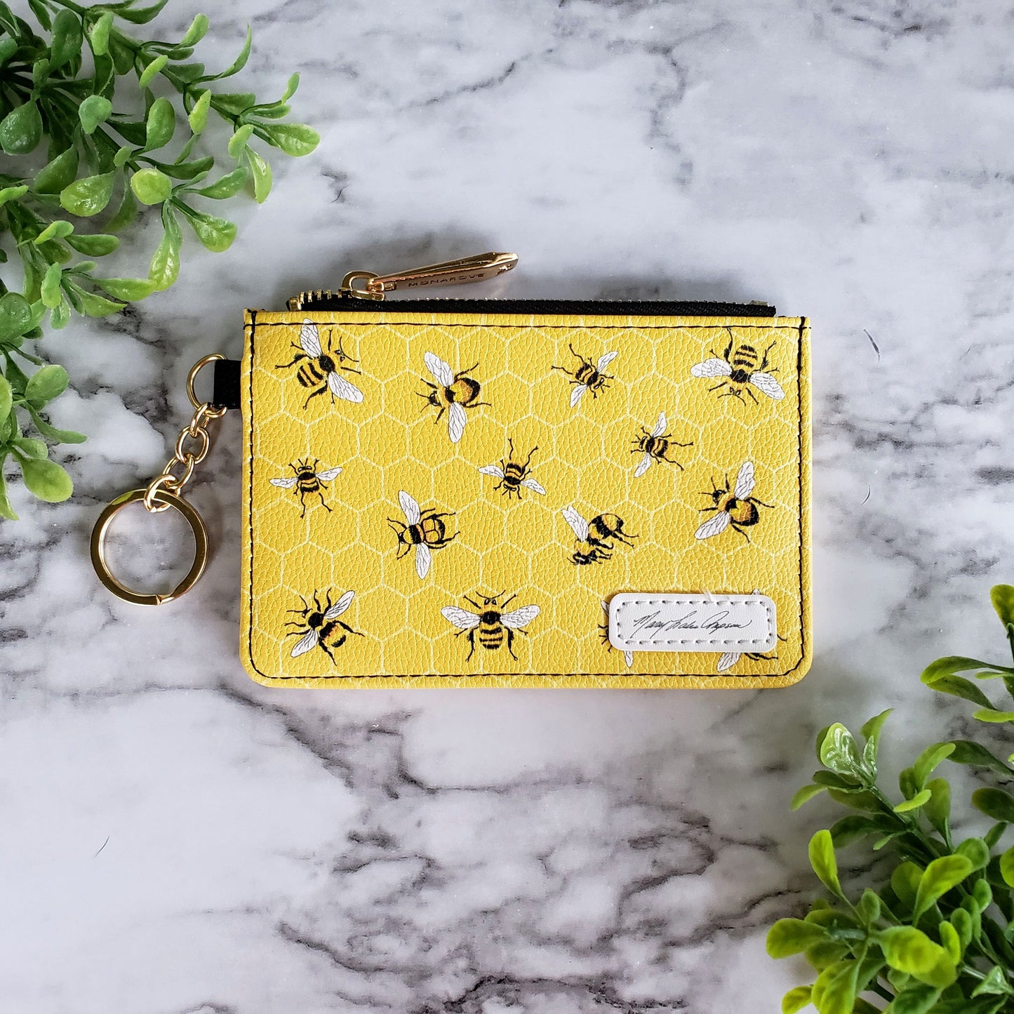 Mary Lake Thompson Bees Keychain Wallet