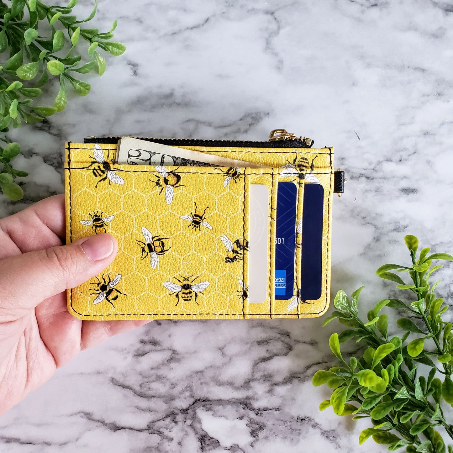 Mary Lake Thompson Bees Keychain Wallet