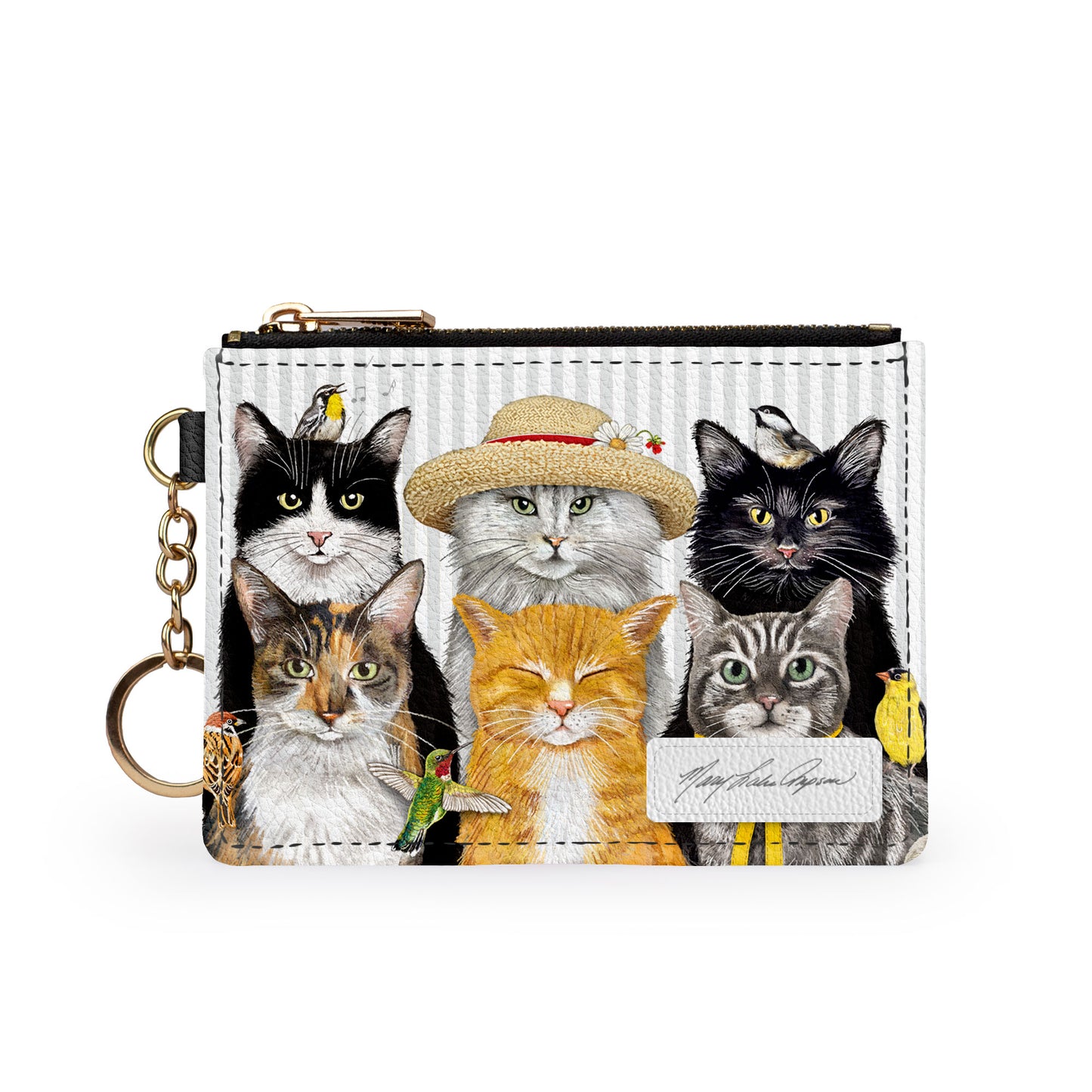 Mary Lake Thompson Cats Keychain Wallet