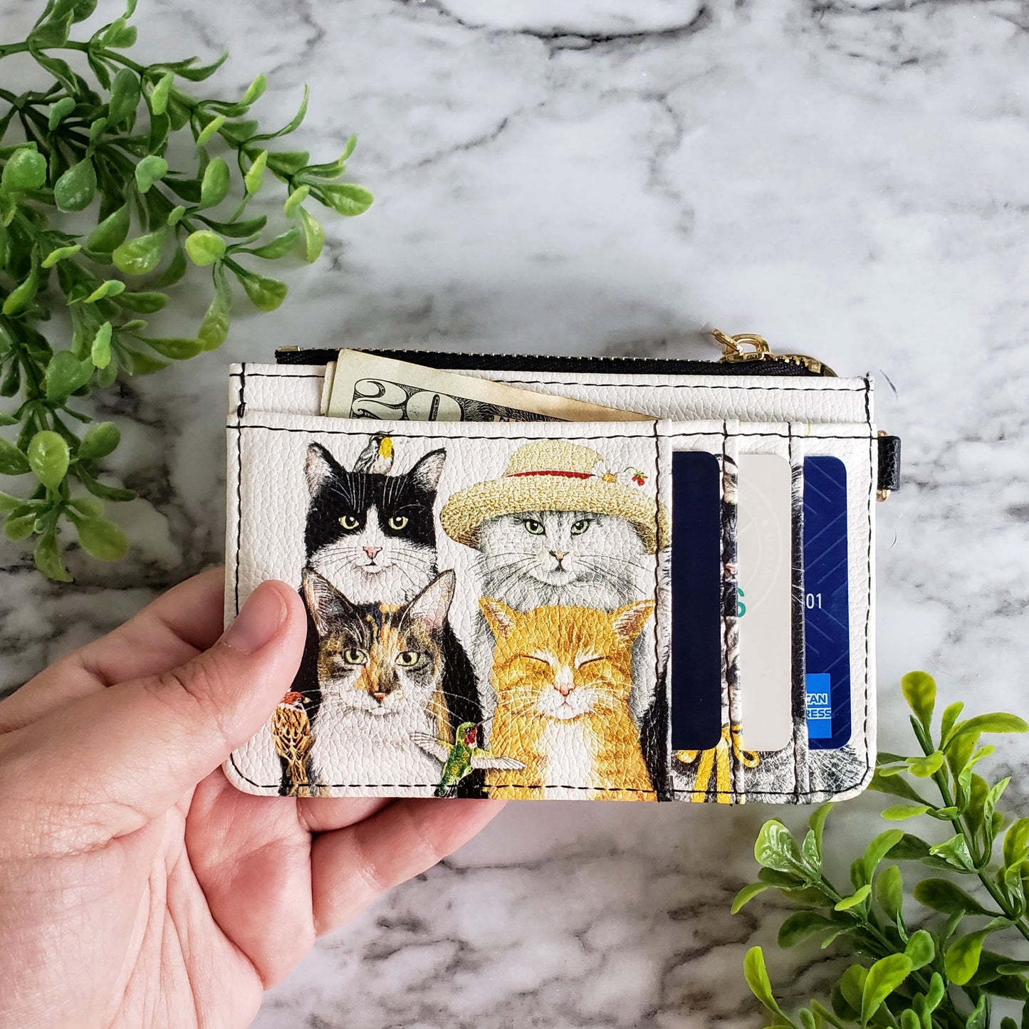 Mary Lake Thompson Cats Keychain Wallet