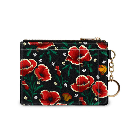 🎁 Frida Kahlo Poppies Keychain Wallet (100% off)