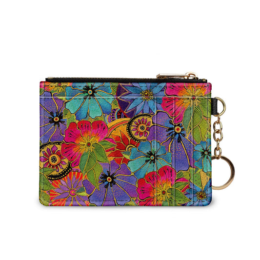 🎁 Laurel Burch Blossoming Floral Keychain Wallet (100% off)