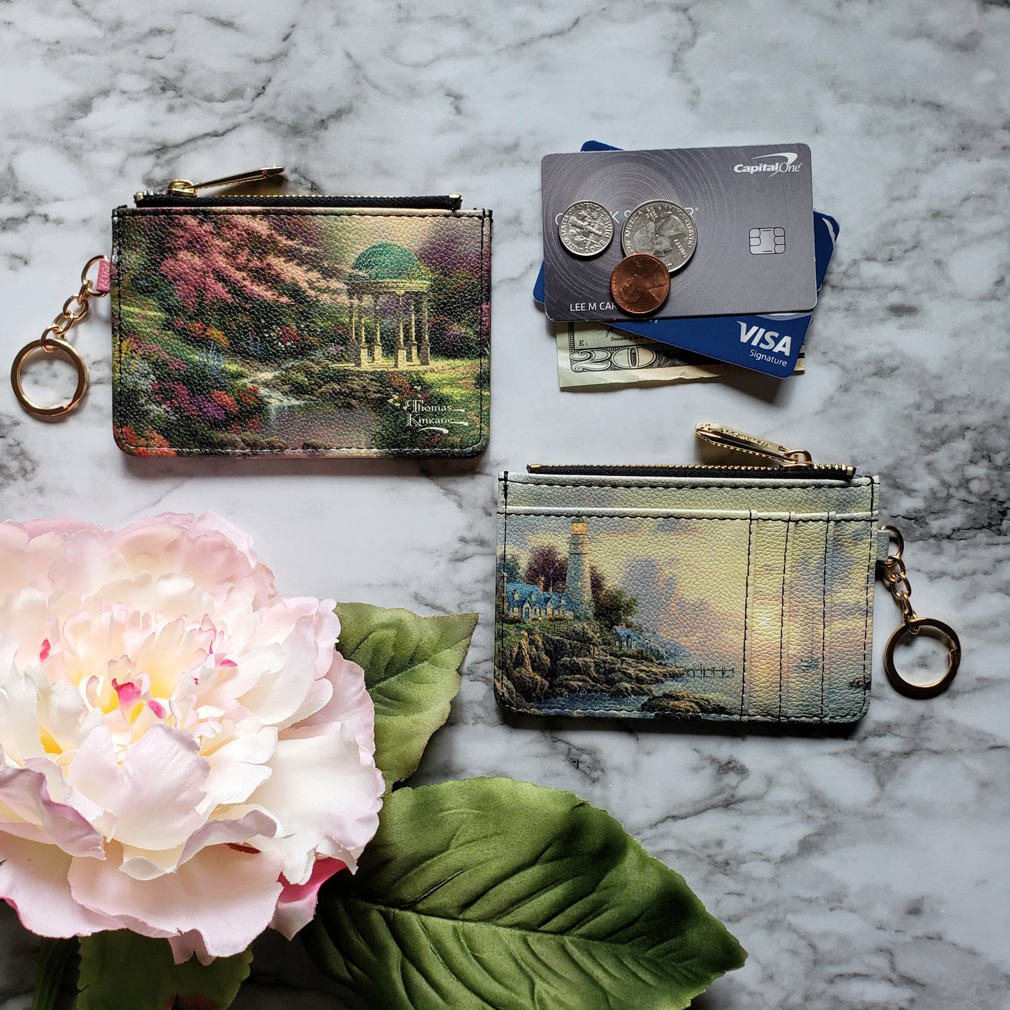 Kinkade The Sea Of Tranquility Keychain Wallet