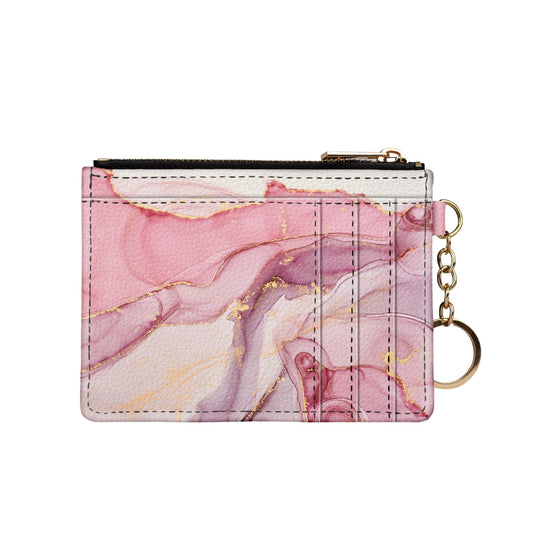 🎁 Pink Marble Keychain Wallet (100% off)