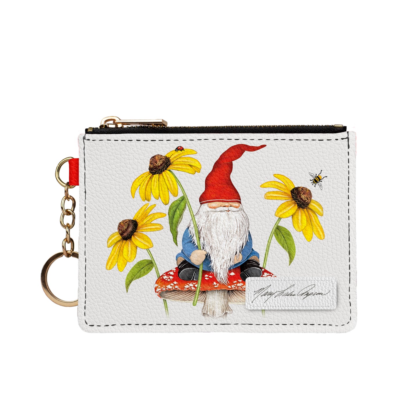 Mary Lake Thompson Gnome & Mushroom Keychain Wallet
