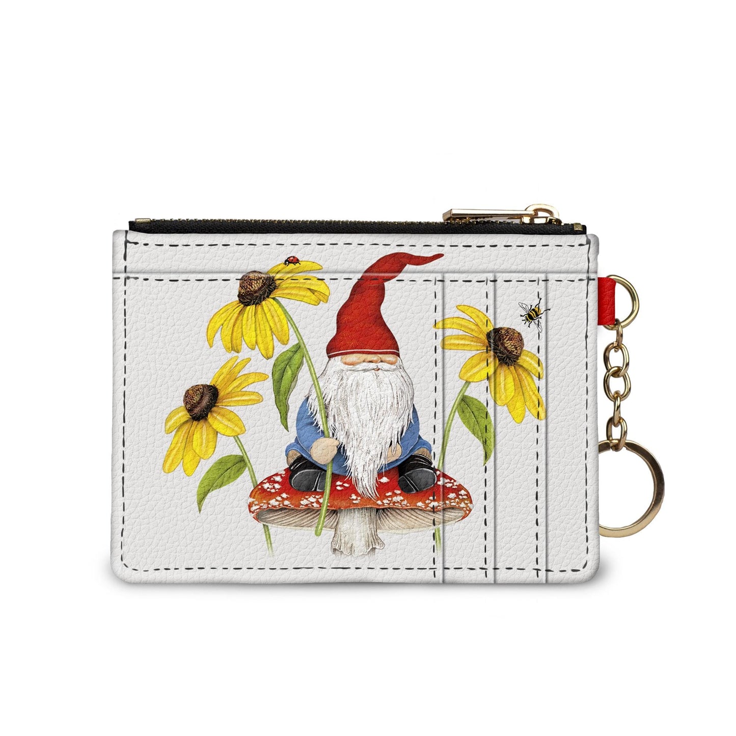 🎁 Mary Lake Thompson Gnome & Mushroom Keychain Wallet (100% off)