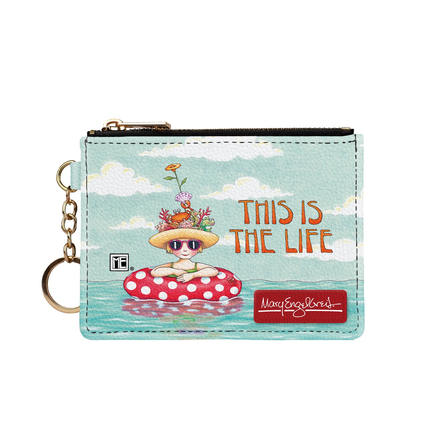 Mary Engelbreit This Is the Life Keychain Wallet