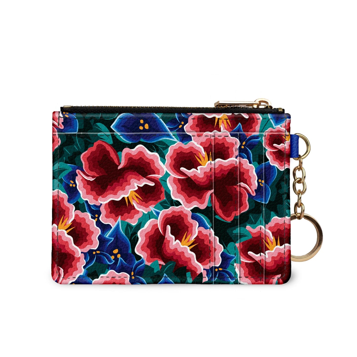 🎁 Frida Kahlo Hibiscus Keychain Wallet (100% off)