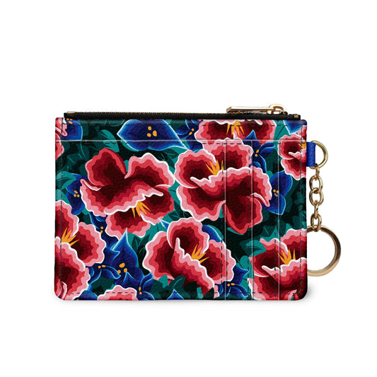 🎁 Frida Kahlo Hibiscus Keychain Wallet (100% off)