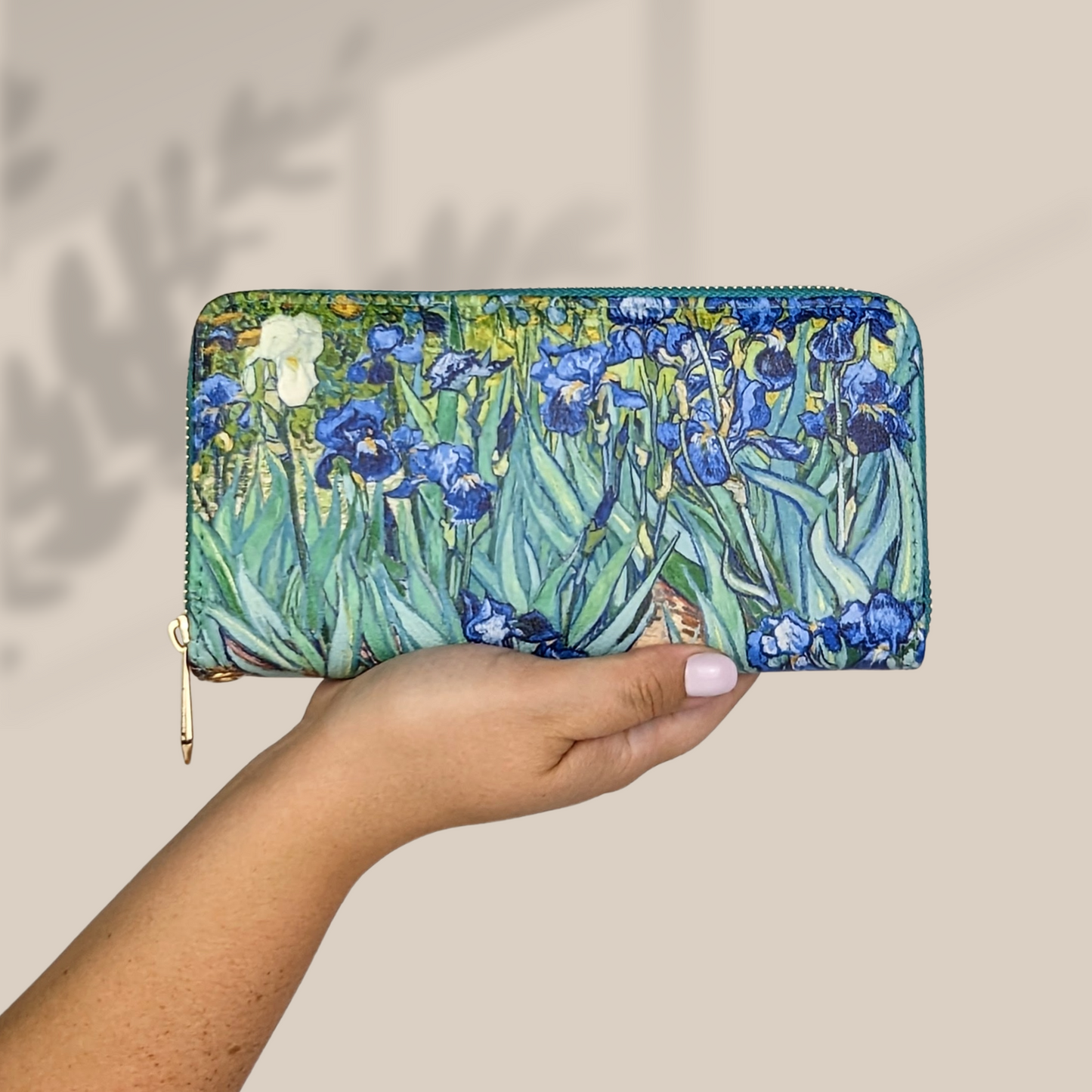 Van Gogh Irises Wristlet