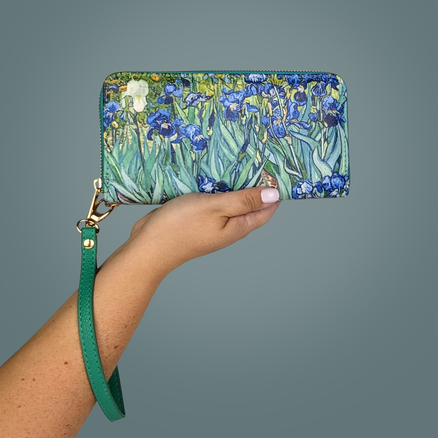 Van Gogh Irises Wristlet