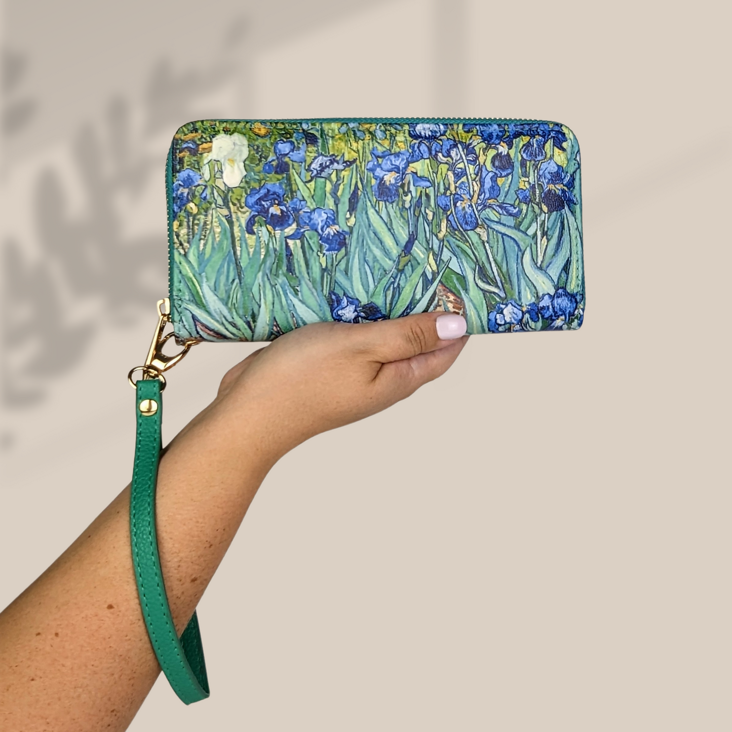 Van Gogh Irises Wristlet
