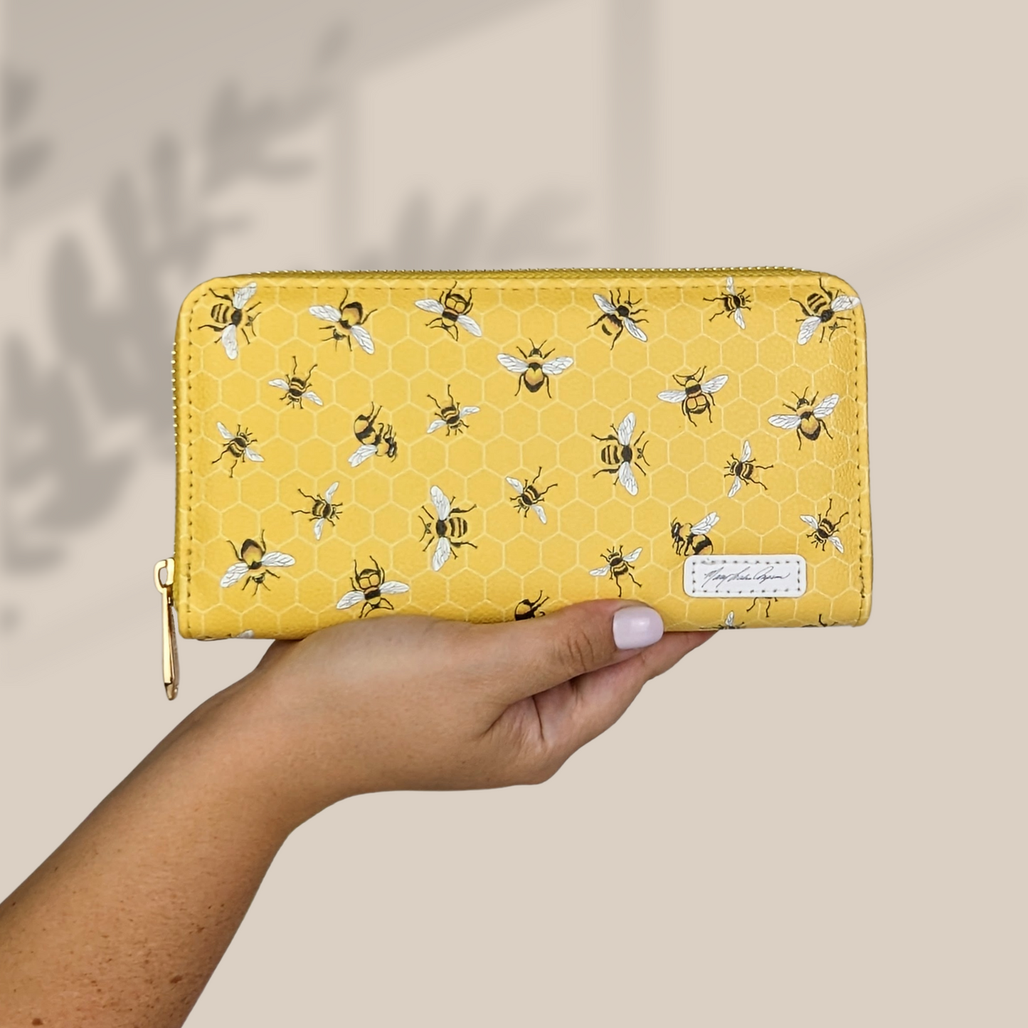 Mary Lake Thompson Bees Wristlet