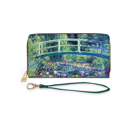 Monet Lily Bridge Wristlet