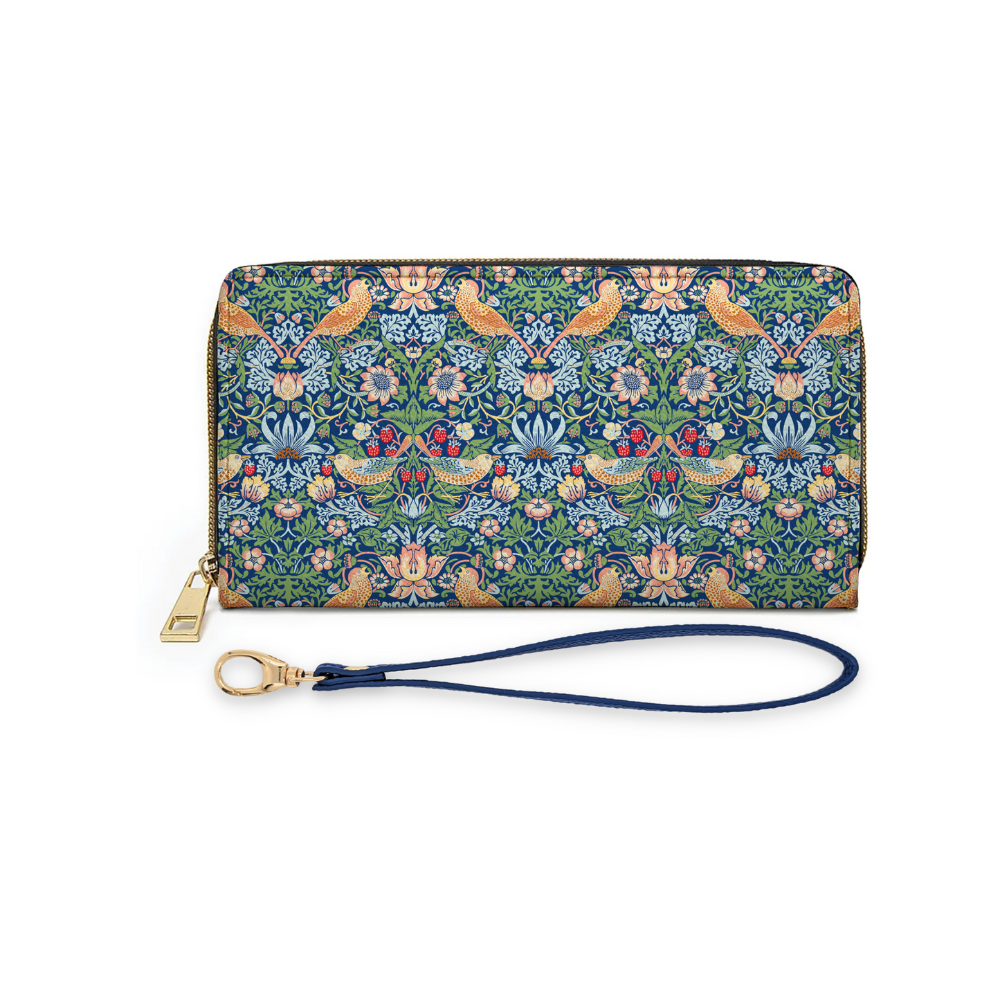 🎁 William Morris Strawberry Thief Wristlet (100% off)