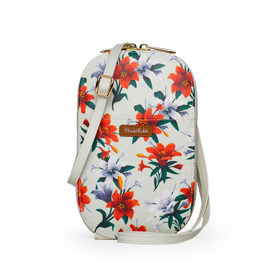 Frida Kahlo Tiger Lilies Crossbody