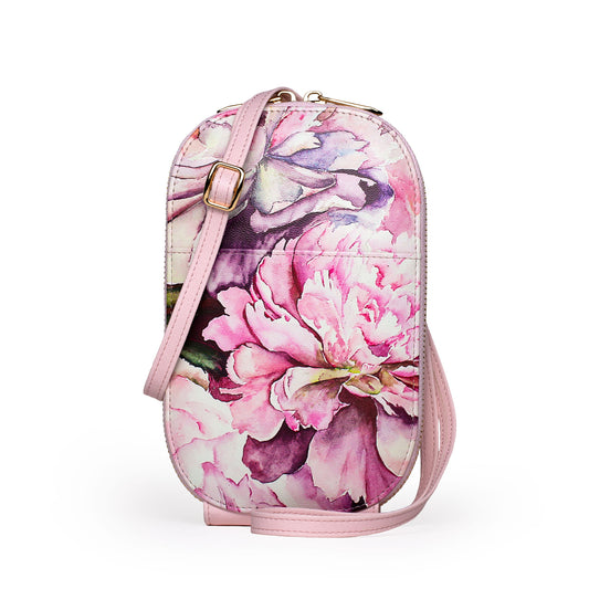 Peonies Crossbody