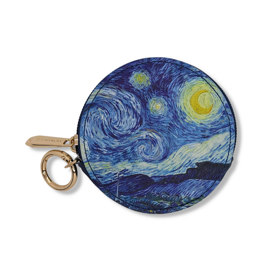 Van Gogh Starry Night Round Zipper Case