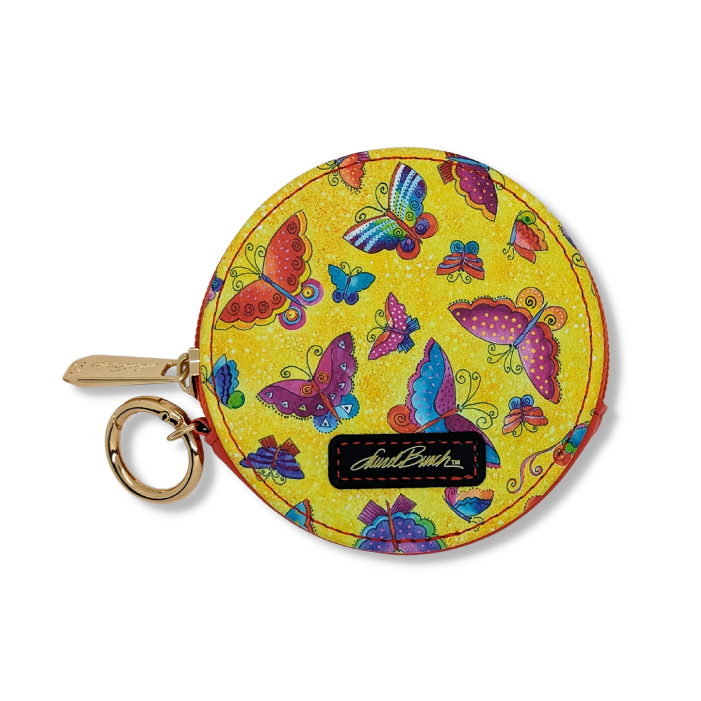 Laurel Burch Flutterbyes Round Zipper Case