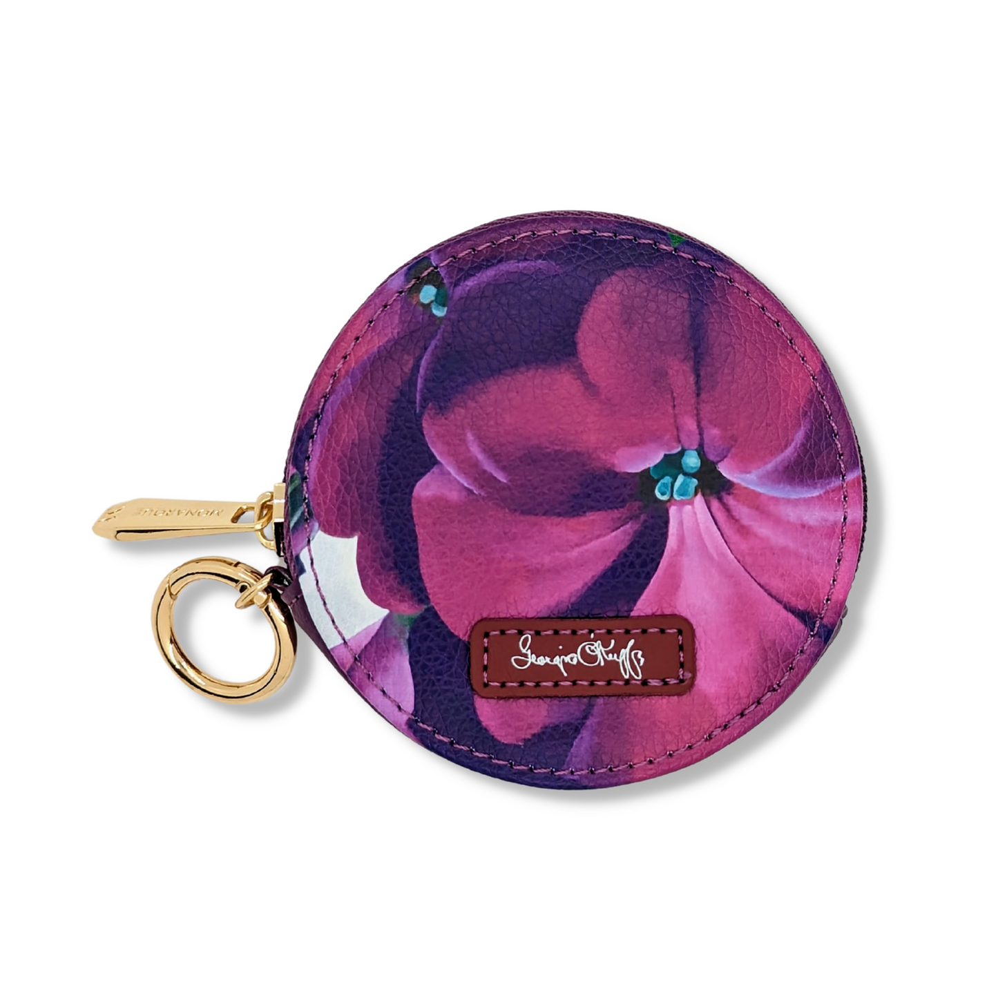 Georgia O'Keeffe Petunia Round Zipper Case