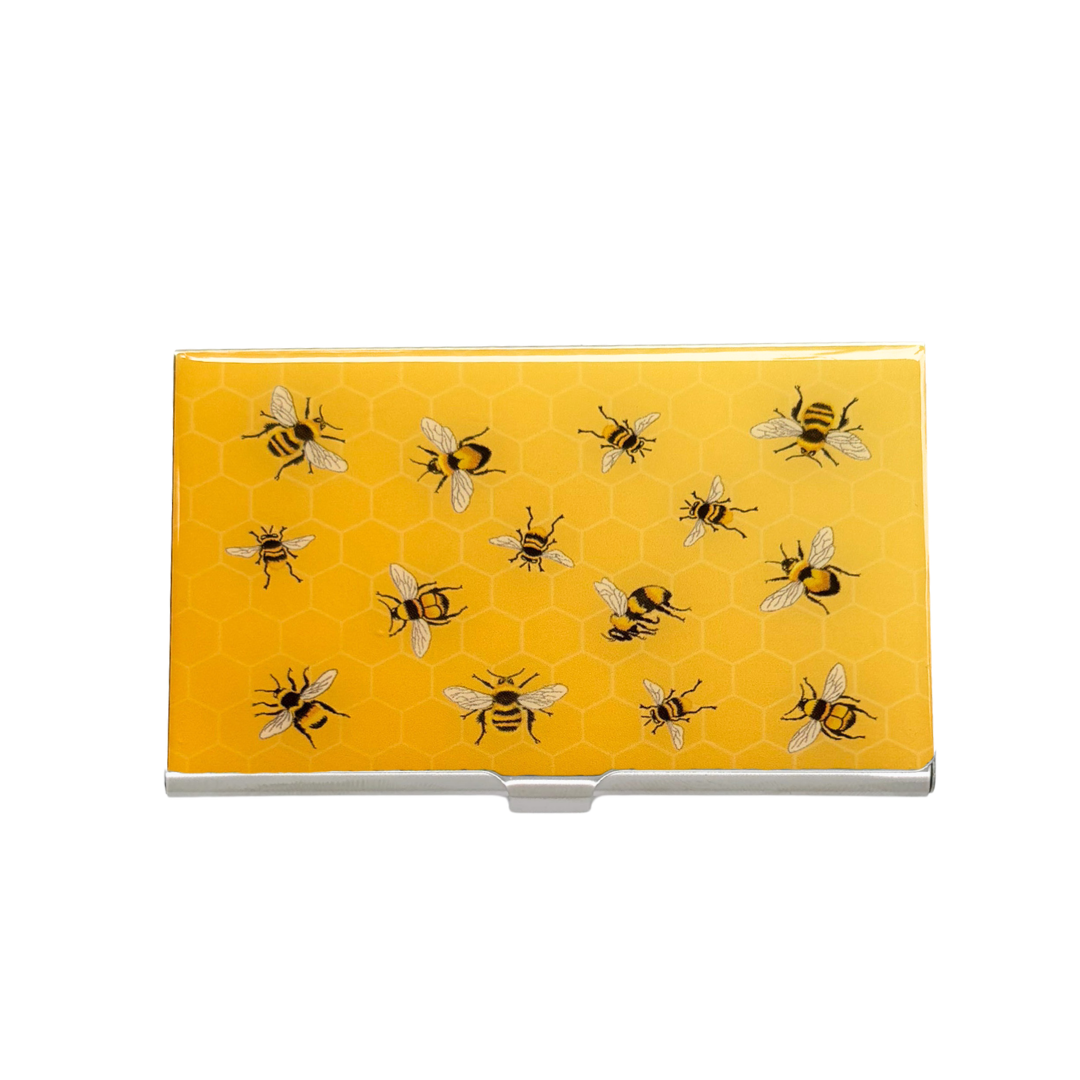 Mary Lake Thompson Bees Stainless Steel Card Case